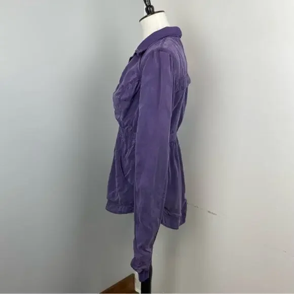Lululemon Inner Peace Reversible Jacket Concord Grape Sz 6 Full Zip - Picture 14 of 15